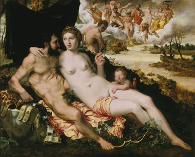 Venus and Mars by Frans Floris